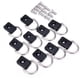 thumbnail image 5 of Riwesomey 10 piezas de amarres de Kayak de acero inoxidable, anillos de amarre para cama de camión, piezas de repuesto para barcos, Kit de Gancho D 2piezas, 5 of 6