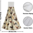 thumbnail image 2 of GZHJMY Rustic Rooster Hanging Kitchen Towels Country Animal Dish Cloth Soft Tea Bar Towels Fingertip Towels for Bathroom Farmhouse Decor, 2 of 7