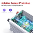 thumbnail image 6 of 500 Watts Power Inverter for Vehicles, 12 V DC to 110V Car Inverter Converter with 2 AC Outlets+ 2 USB Chargers, LED Display for Phone, Laptop, RV, Truck, Home Backup, Camping Silver, 6 of 10