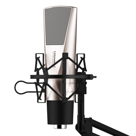 AMZER Professional Game Condenser Sound Recording Microphone with Holder  Compatible with PC and Mac for Live Broadcast Show  KTV  etc.(Black) price history on PriceWatchPro