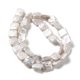 thumbnail image 2 of Natural Keshi Pearl Beads Strands Baroque Pearls Cultured Freshwater Pearl Square Grade 5A PapayaWhip 11.5~13.5x10.5~12x4.5~6mm Hole: 0.6mm about 32~66pcs/strand 14.76~14.96 inch(37.5~38cm), 2 of 3