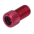 thumbnail image 1 of Greeniant Paquete de 5 adaptadores de válvula Práctico de llevar Instalación práctica Fácil de usar Material premium Tapa Presta Presta a Rojo 20piezas, 1 of 6