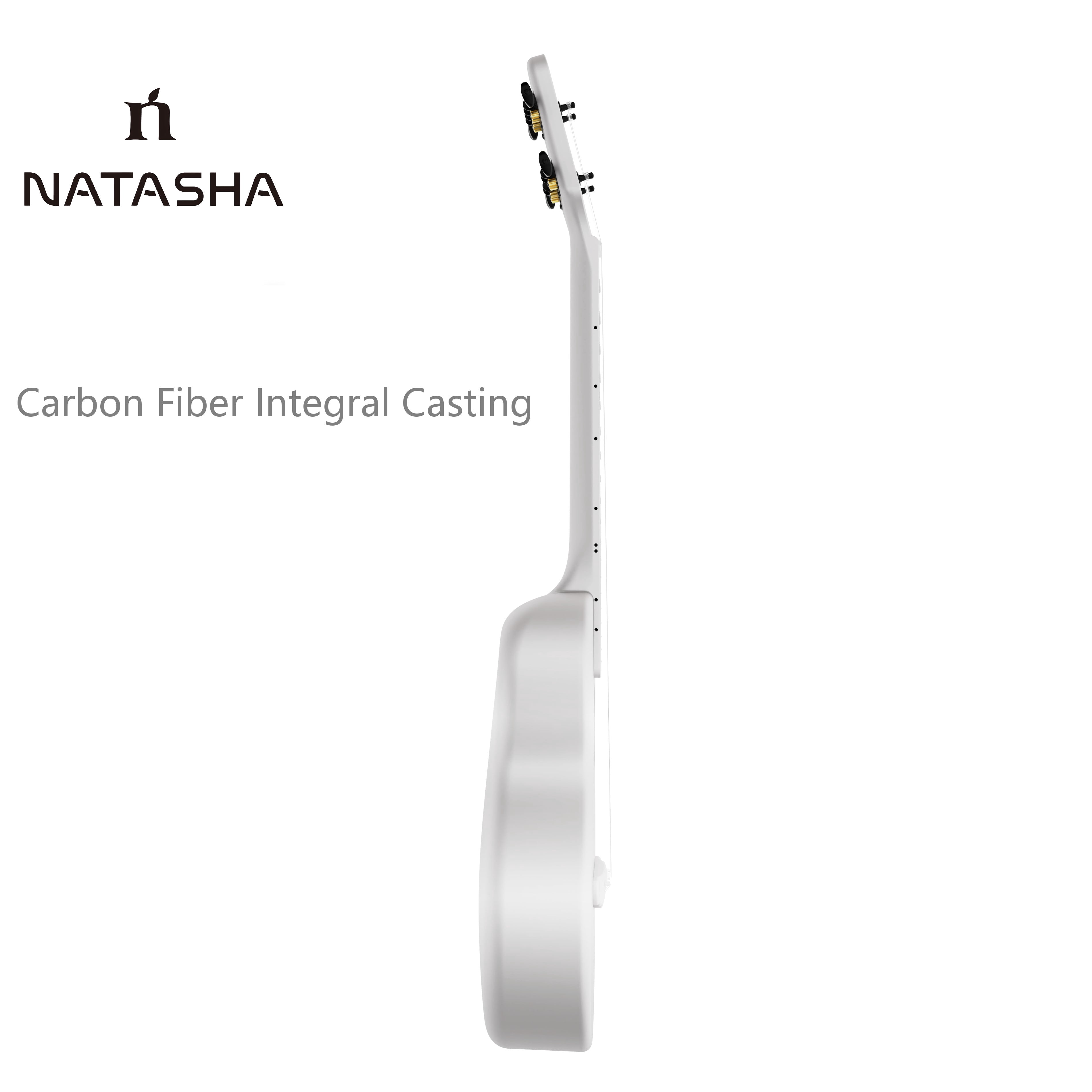 Natasha Asteroid Carbon Fiber 23-inch Ukulele , Travel Ukuleles,Integrated Casting With Carbon Fiber Composite Material, light and portable.