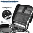thumbnail image 4 of FORMRS Zipper Binder with Shoulder Strap 2-inch Ring 500 Sheet Capacity File Bag, Cute Llamas Pattern, 4 of 5