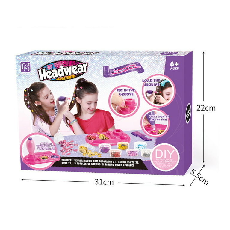 Ktyne Hair Gem- Stamper,Hair Bedazzler Kit With Hair Glitter Patch