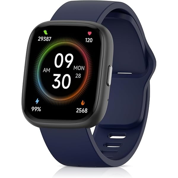 wonima11 Smart Watch for Men Women, Bluetooth Calling,Alexa Built-in,1.83" HD Fitness Tracker,IP68 Waterproof 100+ Sport Mode Activity Tracker,iOS Android Compatible IDW26 (Dark Blue)