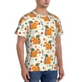 thumbnail image 2 of Bixox Men's Squirrel With Colorful Tail Printed Short Sleeve Skinny Athletic T-Shirt, 2 of 6