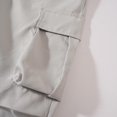 thumbnail image 6 of YUEVORA Cargo Pants for Men, Elastic Waist Multi Pocket Utility Pants, Straight Leg Casual Work Pants with Button Closure, 6 of 8