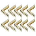 thumbnail image 4 of 100Pcs Book Corner Protector Aluminum Alloy Gold Vintage Corner Guard for Photo Album Notebook 2.2mm, 4 of 5