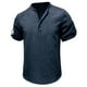 thumbnail image 3 of pstuiky camiseta de hombre, Camisa/Top de manga corta con cuello para hombre, color liso, holgada, informal, de manga corta ropa de hombre s, 3 of 5