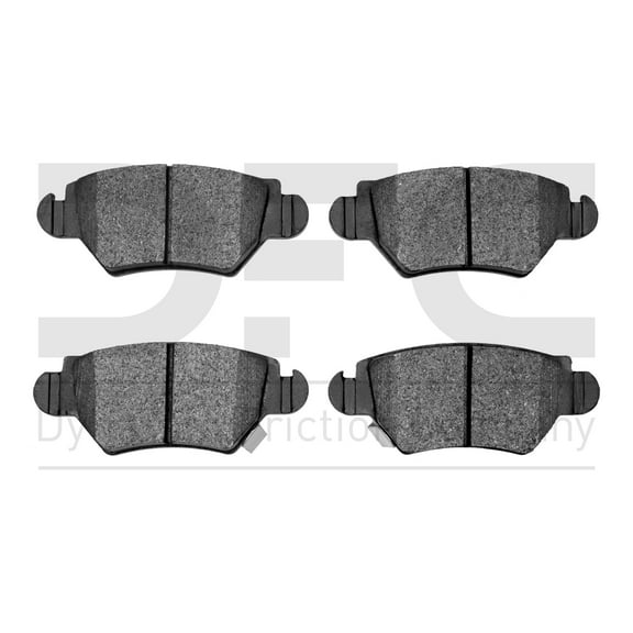 Dynamic Friction Company 3000 Semi-Metallic Brake Pads 1311-1461-00-Rear Set Compatible For 2000-2008 CHEVROLET ASTRA, ZAFIRA For 2000-2008 Chevrolet Astra, 2002-2005 Chevrolet Zafira