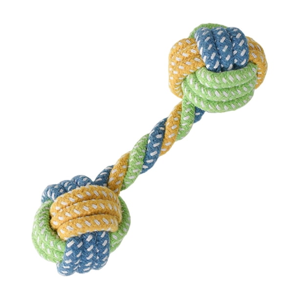 Juguete de cuerda para perros Juguetes masticables de cuerda para cachorros Juguete de cuerda resistente con nudos para perros Juguetes para la dentición de cachorros para perros pequeños y cachorros
