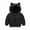Black, variant on PEZHADA Fashion Kids Coat Boys Girls Thick Coat Padded Winter Jacket Clothes Down Jacket Red