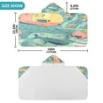 thumbnail image 3 of Cartoon Submarines under Sea Kids Hooded Beach Towel Baby Bath Poncho Towels with Hood Absorbent 50"x23.5" for Pool Swimming, 3 of 7