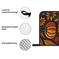 thumbnail image 4 of Sikiie Autumn Pumpkin Leaves Oven Mitts and Pot Holders, Silicone Oven Gloves, Heat Resistant Oven Mitts 4Pcs Set, 4 of 6