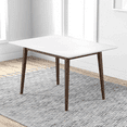 thumbnail image 2 of Levi Modern Style Solid Wood Rectangular Dining Kitchen Table 47", 2 of 5