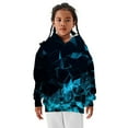 thumbnail image 2 of Boys' Hoodies Loose Fit Graphic Print Cozy Hooded Long Sleeve Pullover Top for Winter Wear Sweatshirts for Boys B, 2 of 3