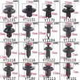 thumbnail image 3 of 630PCS Heavy-Duty Black Nylon Car Fastener Clips Set with Transparent Compartment Storage Box - Universal Rivet Retainers for Vehicles, Buses, Trucks & More - Durable, Anti-Corrosion Push-Type, 3 of 6