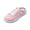 Pink, variant on Ludearly Women's Backless Tennis Shoes Mules Sneakers Canvas -On Sneakers, Loafers Lace Up Fashionable & Comfortable Solid Color Casual Canvas Slides Work Commute Outdoor Footwear 5.5&Black