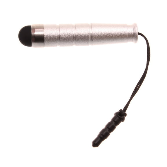 Touch Pen Stylus for iPhone 15/Pro/Max/Plus - Aluminum Compact Silver Color