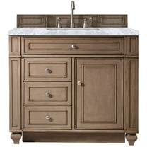 James Martin Vanities 157-V36-3Car Bristol 36" Free Standing Single Basin Hardwood Vanity