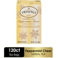 thumbnail image 3 of Twinings Peppermint Cheer Herbal Tea Bags, Caffeine Free, (6) 20 Count Boxes (120 Ct.), 3 of 6