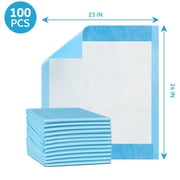 Henry Schein Disposable Underpads 23'' x 24'' (100-Count) Incontinence Pads, Bed Covers, Puppy Training | Thick, Leak Protection for Kids, Adults, Elderly | Liquid, Urine, Accidents