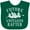 Green, variant on Inktastic Whitewater Rafting Water Sports Boys or Girls Baby Bib