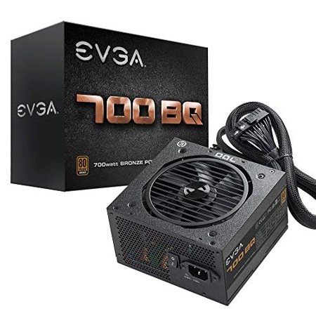 EVGA 700 BQ, 80+ Bronze 700W, Semi Modular, FDB Fan, 5 Year Warranty, Power Supply 110-BQ-0700-V1