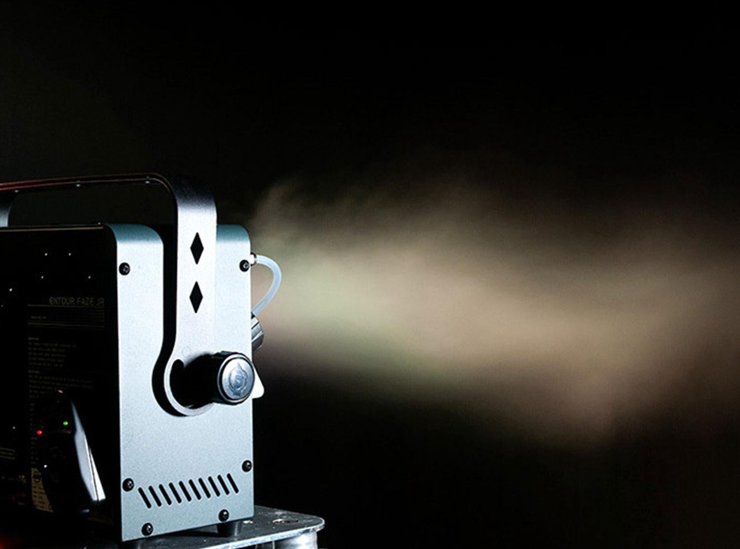 American DJ Entour Faze Jr 200-Watt Fazer Water-Based Fog Fluid Hazer Effect Machine