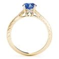 thumbnail image 2 of Aonejewelry 3/4 Ct. Ttw Blue Diamond Engagement Wedding Ring Crafted In 14K Solid Yellow Gold, 2 of 4