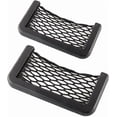 thumbnail image 3 of jfqm Fit for Car Organizer Mesh Storage Bag Auto Net Pocket Multifunction Mobile Phone Holder Auto Interior Accessories (Color : 15x8cm), 3 of 6