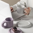 thumbnail image 3 of Café De Cerámica Con Asa Tazas De Pareja De Alta Capacidad Taza Gorda De Cerámica seitruly HA043650-04, 3 of 5