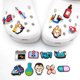 thumbnail image 3 of 21 Uds. De dijes para zapatos Crocs con tema de combinación médica, adornos para zapatos con estilo de dibujos animados, regalos de cumpleaños, zapatos, 3 of 5