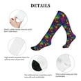 thumbnail image 5 of Sikiie Bright Universe 1 Pairs Compression Socks for Men and Women 15-20 mmHg Running Support Socks, 5 of 7