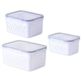 thumbnail image 1 of IFANLANDOR 3Ud Caja Organizadora Para Refrigerador En PP Con Transparente Para Verduras Y, 1 of 8