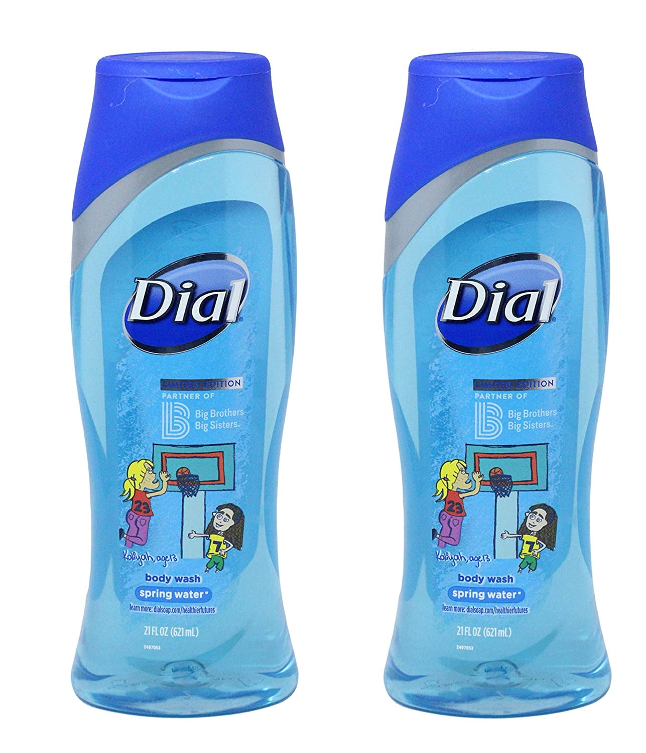 Dial Body Wash Limited Edition Spring Water, 21 Ounce (Pack of 2