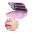 thumbnail image 4 of Juego de Brochas de Maquillaje Reutilizables Portátiles Herramienta Aplicadora de Corrector Cosmético de Labios de Cejas, Hecha de Material de Silicon , rosado Baoblaze sombra de ojos cepillo cara, 4 of 7