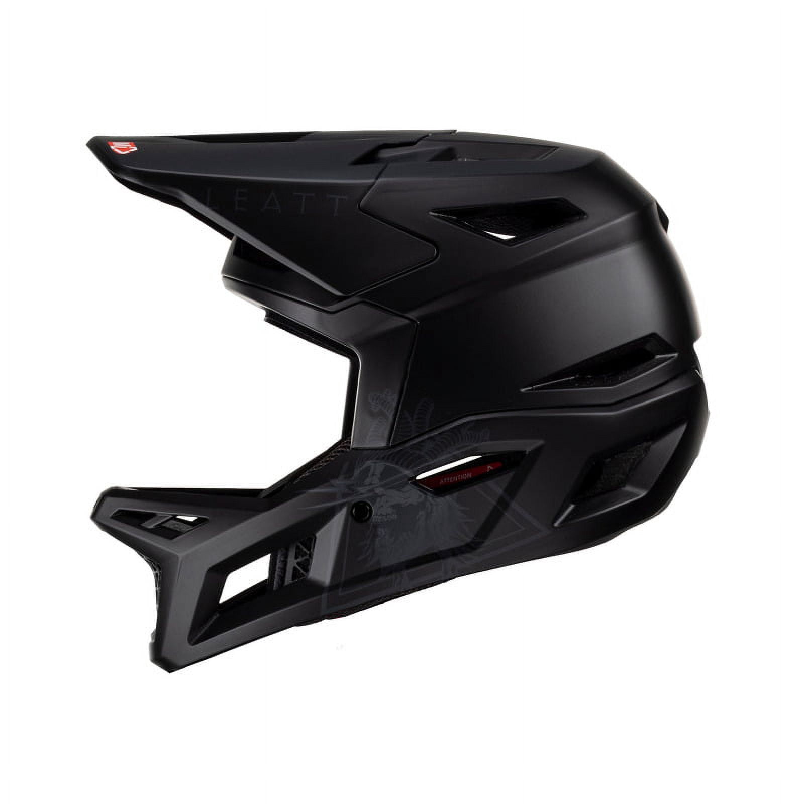 Leatt MTB Gravity 4.0 Men Full Face Helmet, Stealth, S, 55-56cm