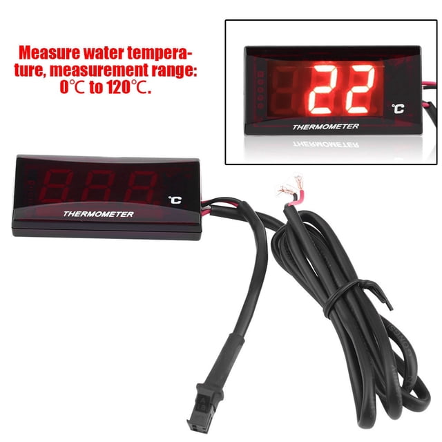 Digital Thermometer,Universal Motorcycle Digital Thermometer Motorcycle Thermometer Thermometer Rapid Response