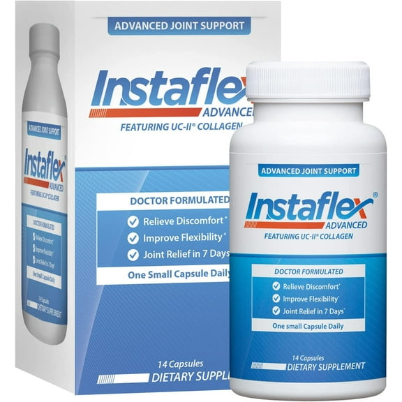 Instaflex Advanced Joint Support - Doctor Formulated Joint Relief Supplement, Featuring UC-II Collagen & 5 Other Joint Discomfort Fighting Ingredients - 14 Count