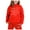 Red, variant on MuXiKeJi Clothes Baby Girl Clothes Graphic Print Long Sleeve Loose Pullover Tops and Jogger Pants Fall Kids 2pcs Outfits