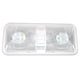 thumbnail image 1 of 12V RV LED Light Square Luz de techo doble para remolque yeacher Luz de doble cúpula, 1 of 7