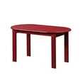 thumbnail image 2 of Hawthorne Collections Table Basse d'Extérieur Transitionnelle en Bois, Rouge, 2 of 2