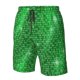 thumbnail image 4 of Fotbe Shiny round green sequins Trajes de Baño Estampados para Hombre, Shorts de Verano de Secado Rápido, Ropa de Playa, Bañadores-XX-Large, 4 of 6