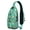 Black-32, variant on Romantic Wildflower and Floral Sling Backpack – Breathable Back, Adjustable Strap – Artistic Rose and Peony Garden Design