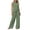 Army Green, variant on Women's 2 Piece Outfits Casual Loose Sleeveless Tank Top & Wide Leg Pant Sets 2026 Summer Travel Vacation Sets