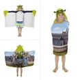 thumbnail image 6 of Shrek Kids Bath Hooded Towel, Cotton, 6 of 7