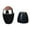 Black, variant on Safeglitz Reusable Volcanic Face Roller - Oil-Absorbing Facial Tool for At-Home or Mini Massage