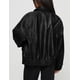 thumbnail image 2 of Abrigo PRETTYGARDEN Oversized de Cuero Sintético Negro Talle M, 2 of 8